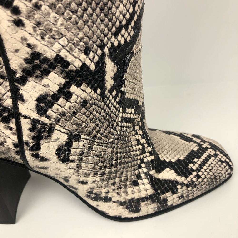 Rag & Bone Aslen Tall Snake Print Leather Boot - Picture 3 of 7